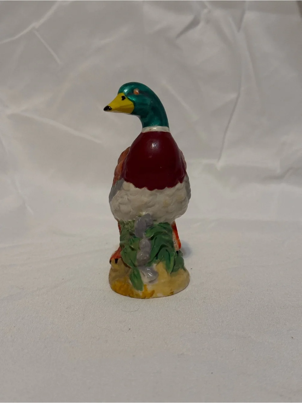Hand-Painted Mallard Duck Figurine - Multicolor